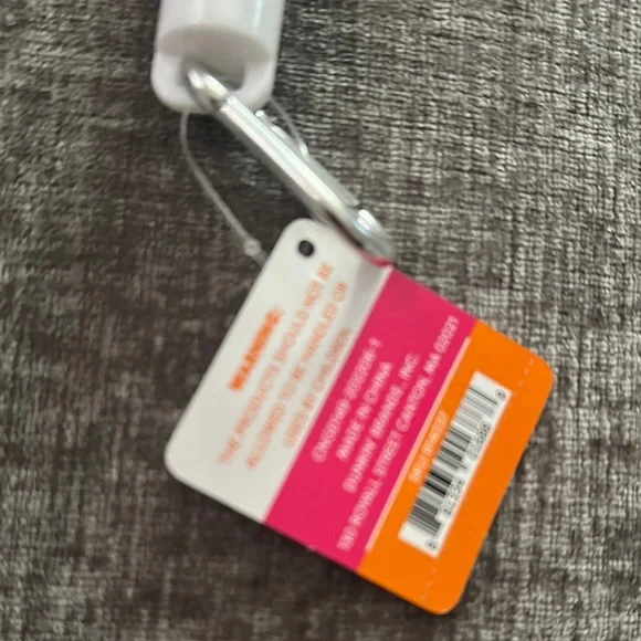 White and Orange Coffee Straw Dunkin' - Picture 4 of 8